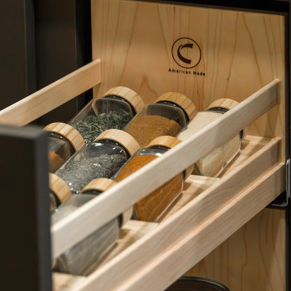 Wood Spice Drawer Organizer Insert