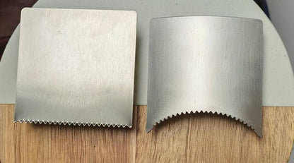 Set of 2 Heavy Duty Finger Guards to Prevent Your Fingers From Getting Injured, Easy Hold Stainless Steel Large Size Finger Protector for Safe Cutting