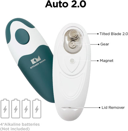 Kitchen Mama Auto 2.0 Electric Can Opener, Navy Blue