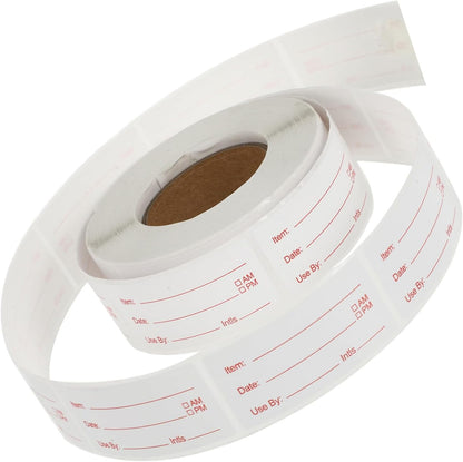 SHINEOFI Removable Food Date Labels for Kitchen Containers Pantry Freezer Canning Meal Prep Organization Stickers