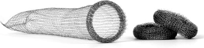 Stainless Steel Washing Machine Lint Snare Traps, 12 PCS Washer Hose Lint Traps with 12 PCS Cable Ties, Laundry Mesh Washer Sink Drain Hose Screen Filter