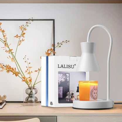 LALISU Candle Warmer Lamp with Timer Electric Candles Light Birthday Gifts