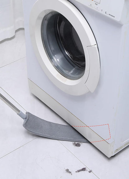 Under Appliance Duster Refills, 4 Pieces Gap Dust Cleaner ’s Replacement Sleeves. Reusable Microfiber Cloth Cover for Slim Dusting Tool Cleaning Gadgets. Grey by Jonbyi