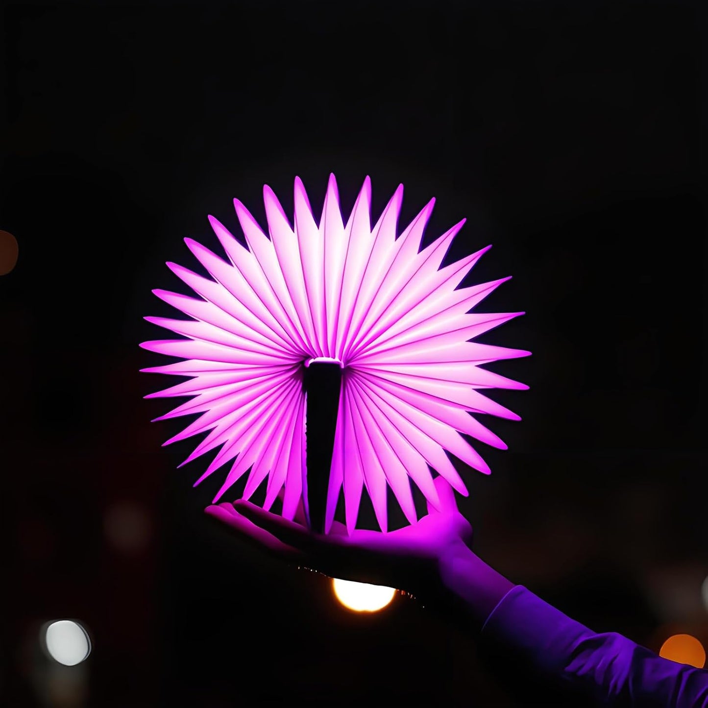 5.7 Inch Wooden Book Lamp, Multicolor Folding Book Lamp Automatically Changes Color, USB Rechargeable Book Lights, Novelty Night Light ﻿ (3Color, Large)