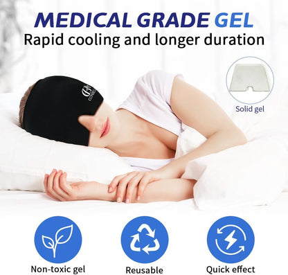 Migraine Relief Cap, Soothing Headache Ice Face Mask Products