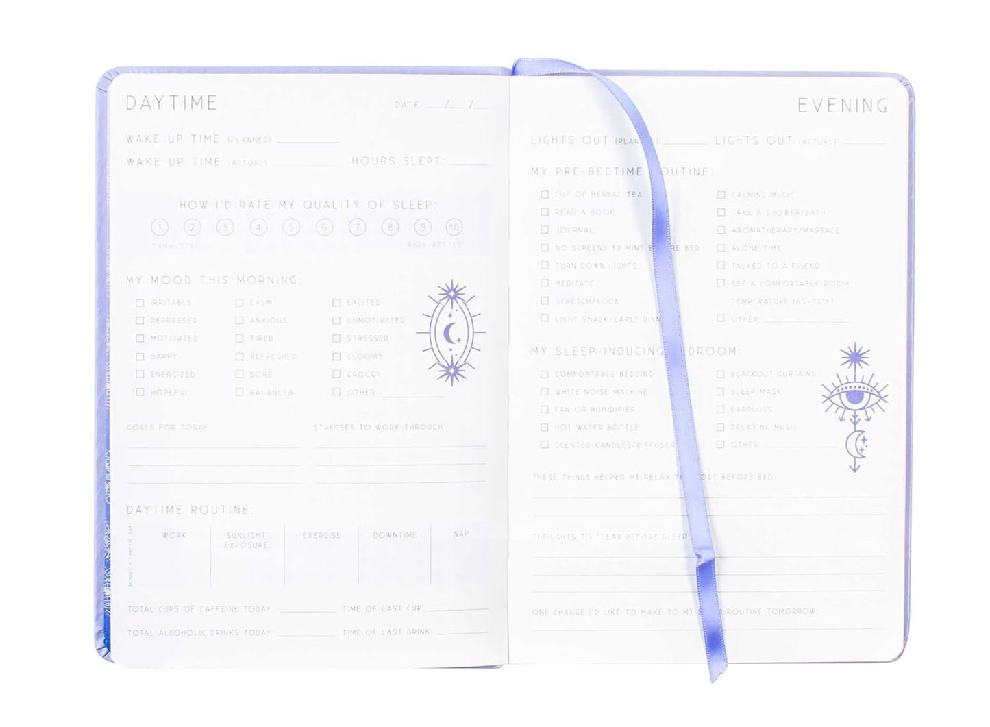 Sleep: A Day and Night Reflection Journal (Guided Journal For Women, Sleep Tracker, Gift for Mom) (Inner World)