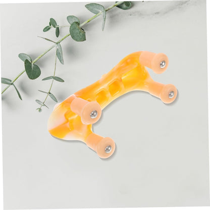 FRCOLOR Handheld Dog-shaped Massage Tool Portable Trigger Point for Back Neck Foot Joint Relief Flexible Use for Office Lightweight Design Rollers