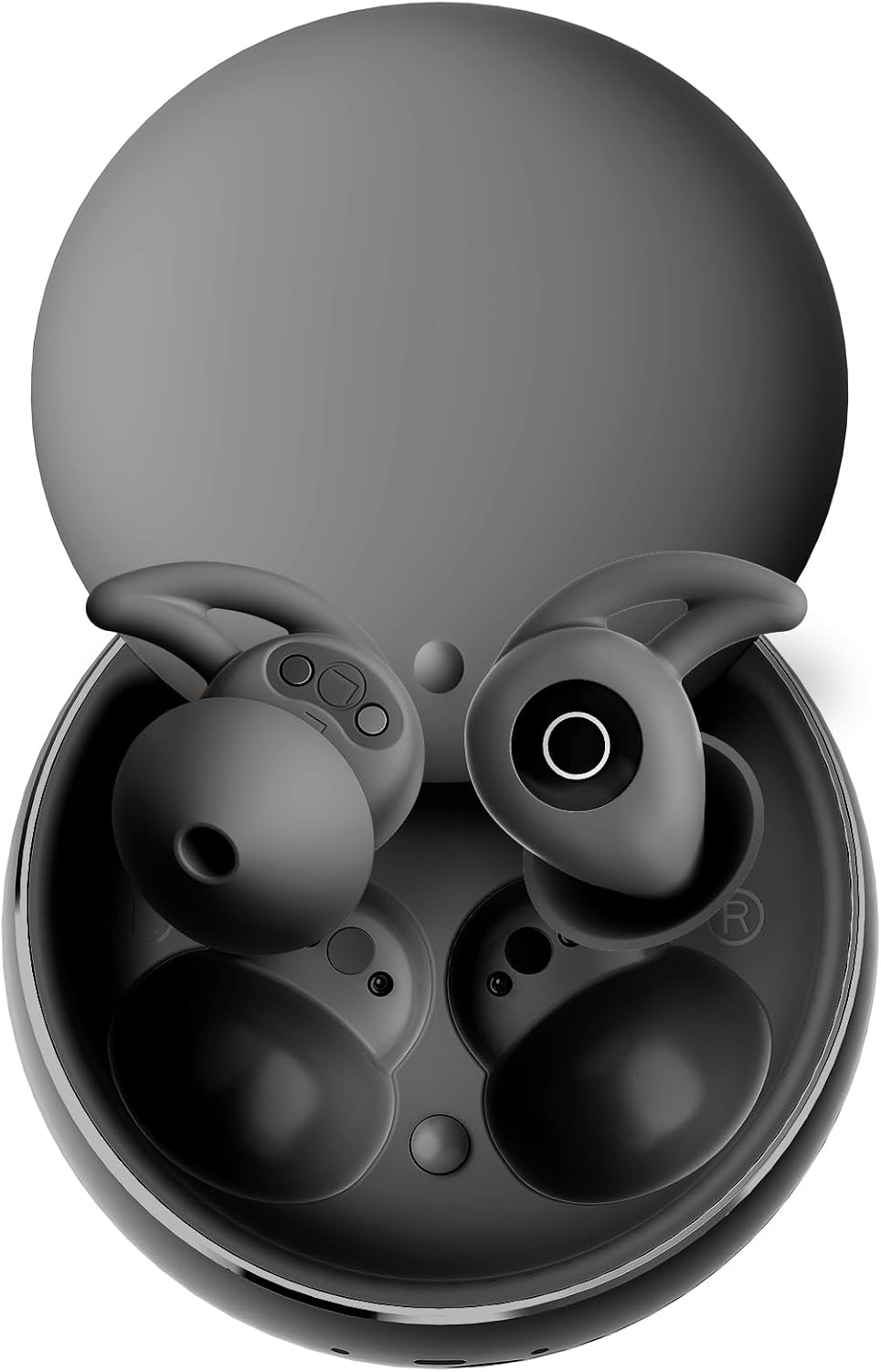 Sleepals micro Sleep Earbuds for Side Sleepers | Sleep Headphones with Soft and Snug Fit | Moderate Noise Reduction (not ANC) | Small and Light, 4H Single Play, 28H with Charging Case (Orange)