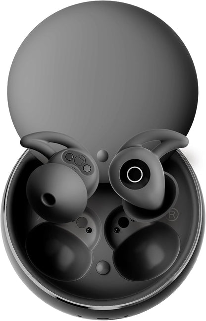 Sleepals micro Sleep Earbuds for Side Sleepers | Sleep Headphones with Soft and Snug Fit | Moderate Noise Reduction (not ANC) | Small and Light, 4H Single Play, 28H with Charging Case (Orange)