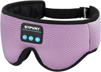 Sleep Mask Bluetooth 5.4 Headphones Soft Wireless Headband Eye Mask Blackout with Microphone (Emerald)