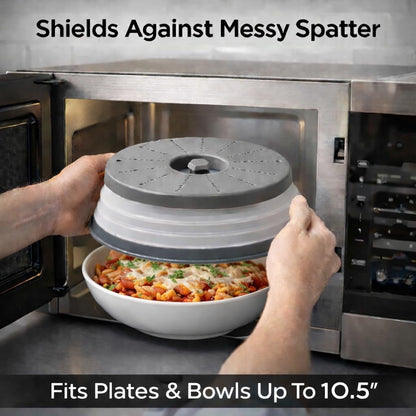 HIC Kitchen Splatter Guards for Microwave, BPA Free, Set of 4