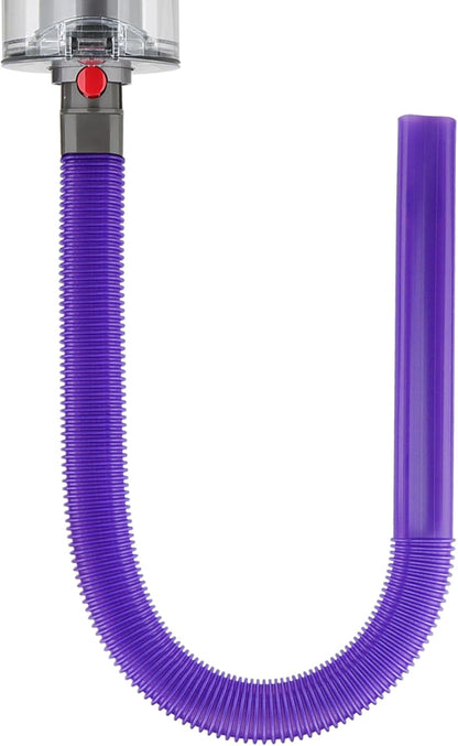 Fullclean Dryer Vent Lint Vacuum Attachments Hose for Dyson Gen5 V15 V15s V12 V11 V10 V9 V8 V7 Detect Absolute Cyclone Outsize Slim Nozzle Crevice Flexible Lint Removal Tool Dryer Vent Cleaner Kit