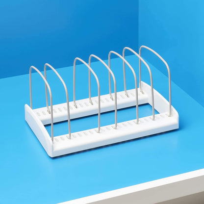 YouCopia StoreMore Bakeware Rack, Adjustable Dividers, Baking Pan Organizer