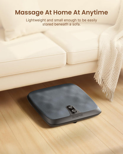 RENPHO FSA Foot Massager Mat with Heat & Kneading for Plantar Fasciitis | Step-Activated On/Off, Pressure Trigger, FSA Eligible HSA, Slim & Fits under Sofa, Gifts for Women, Fits up to Size 12