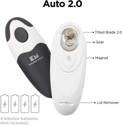 Kitchen Mama Auto 2.0 Electric Can Opener, Navy Blue