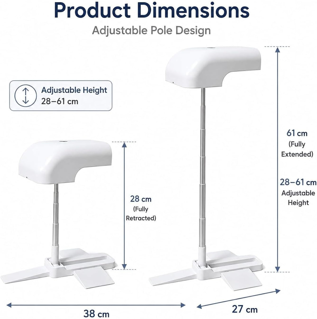 Midnight Bed Cooling System, Bed Fan Under Sheets, Cooling Bed Fan for Hot Sleepers, Ideal Summer Gift, 5-level adjustment, for 22cm/8.66 in to 53cm/20.86 in Mattress