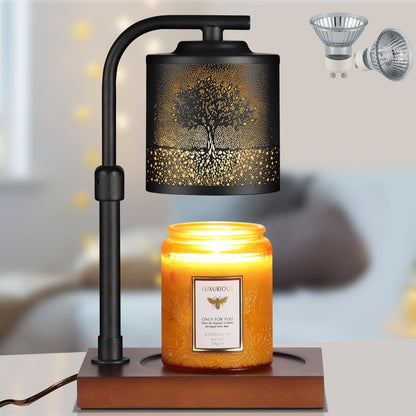 Candle Warmer Lamp Adjustable Height Dimmable for Jar Candles Hummingbird
