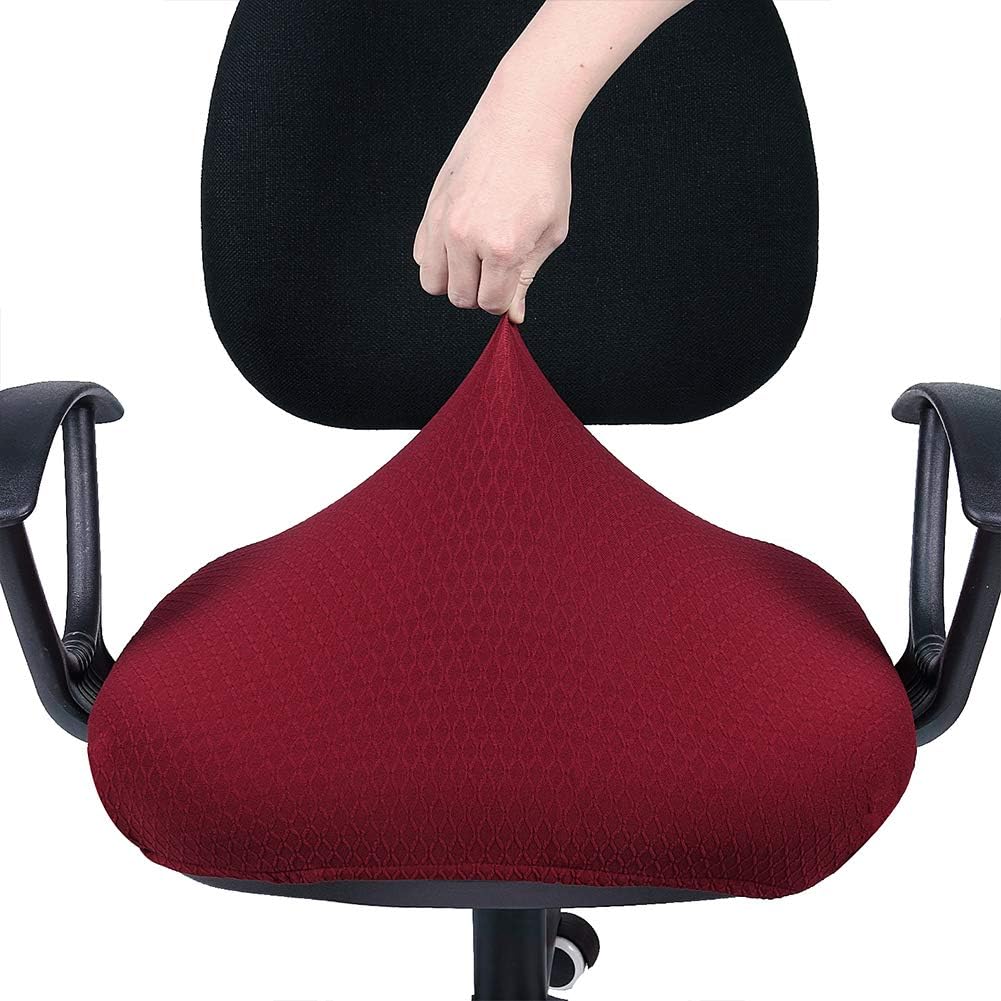 Smiry Office Computer Chair Armrest Covers, 2PCs Anti-dust Arm Rest Pad | Removable Washable Desk Chair Arm Pad Covers, Grey