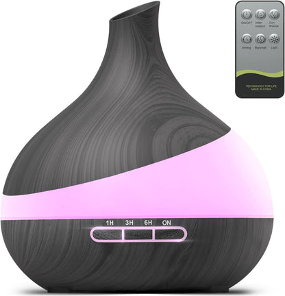 Essential Oil Diffuser for Women: 500ml with 14 Color LED