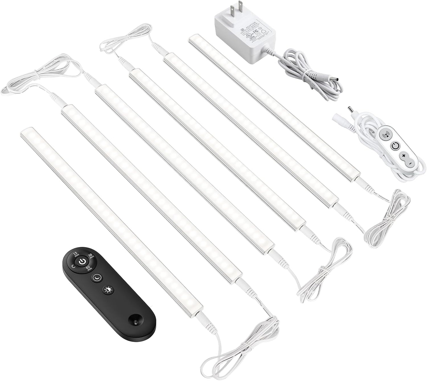 Motion Sensor Cabinet Lighting, 4500K Daylight, 3 Pack 12 inch Linkable