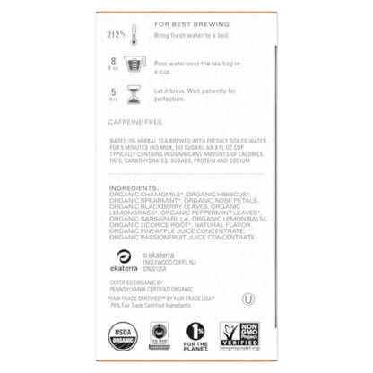 TAZO Calm Chamomile Herbal Tea Bags, 96 Count (16ct - 6-Pack)