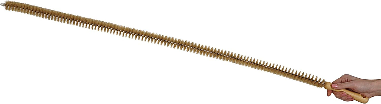 KONEX 44" Dryer Vent Cleaner Brush Flexible Lint Trap Cleaning Tool with Horsehair Bristles