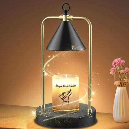 Candle Warmer Lamp with Timer, Upgraded Dimmable Wax Melts Warmer for Jar Candles, Height Adjustable Candle Lamp, Birthday Gifts for Women Mom, House Warming Gifts New Home Decor