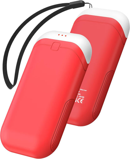 Hand Warmers Rechargeable [Equipped with Heat-conducting Silicone][Double-Sided Heating] [Shockproof] Suitable Skiing for Golf Hunting Hiking Outdoor Camping