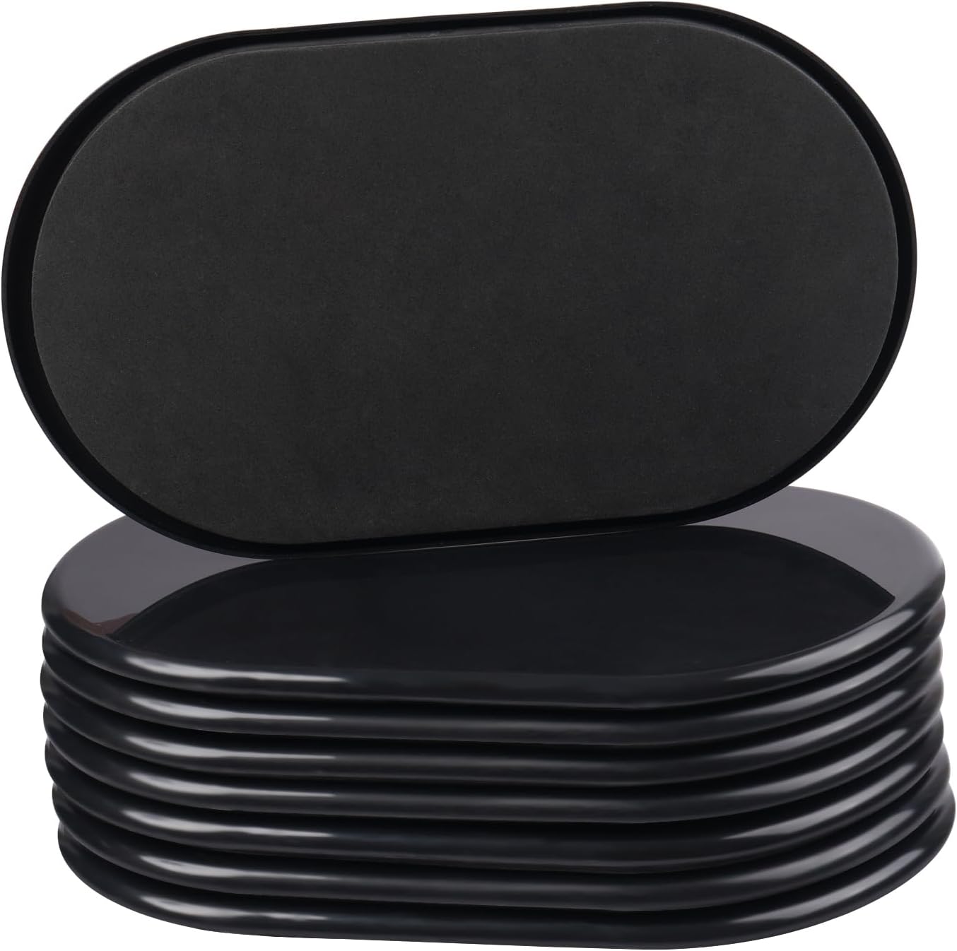 8PCS Furniture Sliders, 9-1/2" X 5-3/4" Large Furniture Movers Sliders, Reusable Sliders for Furniture on Carpet for Heavy Furniture, Furniture Moving Made Simple!