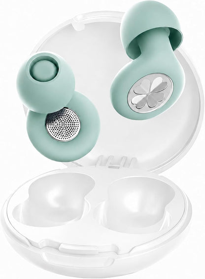 HEKKE 45dB Ear Plugs for Sleeping, Soft Silicone for Side Sleepers, 4 Sizes | Reusable soft silicone with XS/S/M/L sizes for side sleepers, concerts, flights and hotels; carrying case included.