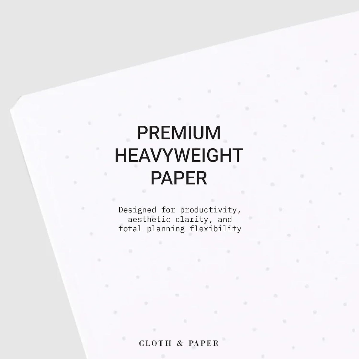 Cloth & Paper Travel Notebook | Daily Wellness Planner – Smoked Salt | Pocket Plus Wellness Planner 3.2" x 6" | Habit Tracker & Self Care Journal for Goals, Gratitude & Reflection – Soft Touch Cover