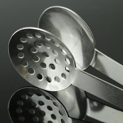 Stainless Steel Tea Bag Squeezer - Tea Filters Coffee Bag Tong | Thicken Tea Strainer Holder Clip | Tea Bag Strainer Clip Spoon For Gripping Tea Bags Ice Sugar Cubes | Lemon Clip Spoon For Tea Lovers