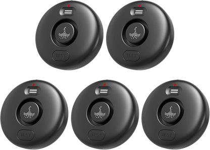 5 Pack Water Leak Alarm Detector, 120dB Loud Alert, IP66 Waterproof | Water Sensor, Sensitive Leak and Drip Alert, Easy Installation for Home, Basement Flood Prevention, Bathroom, Sink, Laundry