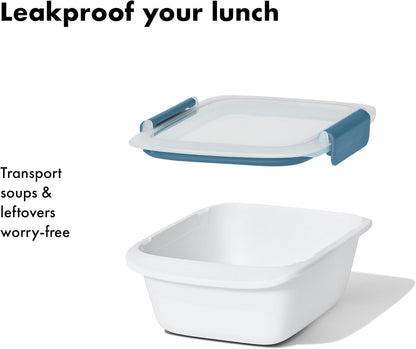 OXO Good Grips Prep and Go Container With Colander - Ocean Blue