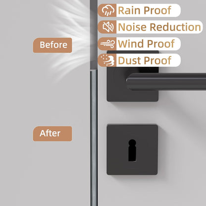 Kneelisa 118” Wedge-Shape Foam Window Weather Stripping Door Seal | Soundproofing Frame Winter Insulation Strip,Noise Cancelling Window Inserts,Door Gap Filler Light Blocker,White