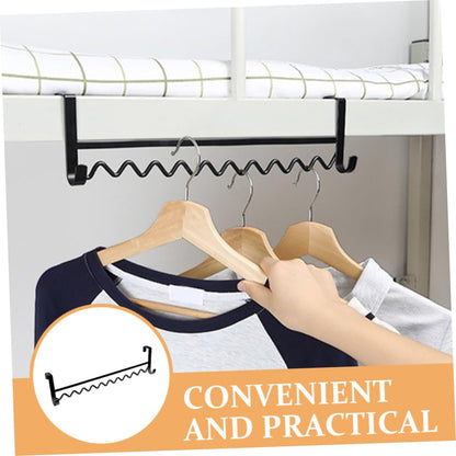 Bedside Hanging Hook Rack Over Bed Clothes Hook for Towels Coats Clothes Fits Bunk Bed Dorm Room Organizer 15.74X3.93X1.25In