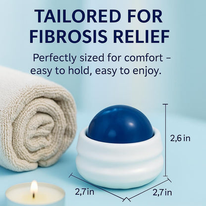 Lymphatic Drainage Massager, Fibro Roller Ball for Post Surgery Recovery | Handheld massager for post-surgery recovery after liposuction, 360 lipo, tummy tuck and BBL
