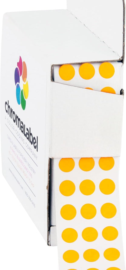 Dark Blue, Red & Yellow Dots, 1/4 Inch, 1000/Box Each Color | Writable Semi-Gloss Circle Labels in Dark Blue, Red and Yellow for Offices, Retail and Classrooms. Made in USA - Colors B