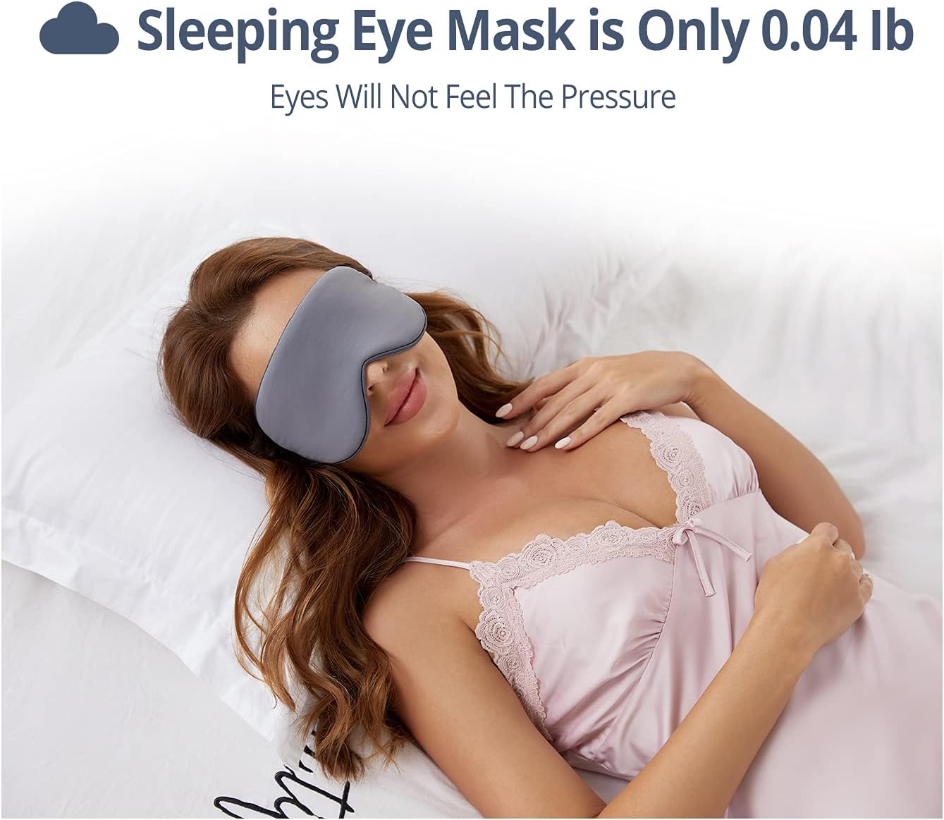 Sleeping Mask 2 Pack, Warm, Cool Double-Sided Use of Sleep Mask, Super Soft Blindfold with Adjustable Strap, Block Out Light, Comfort Sleep Eye Mask for Travel Meditation Nap Black