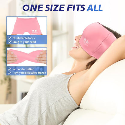 Migraine Relief Cap, Soothing Headache Ice Face Mask Products