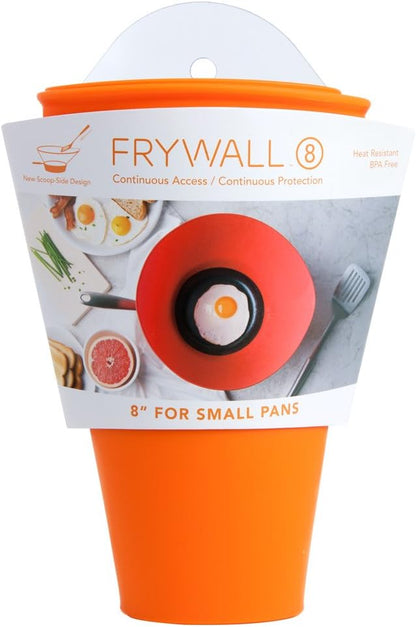 Frywall 8 (Small) - Red - Splatter Guard, as Seen on Shark Tank