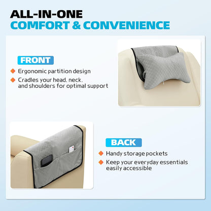 Recliner Head Pillow for Neck, Recliner Pillow for Headrest, Sofa, Chair