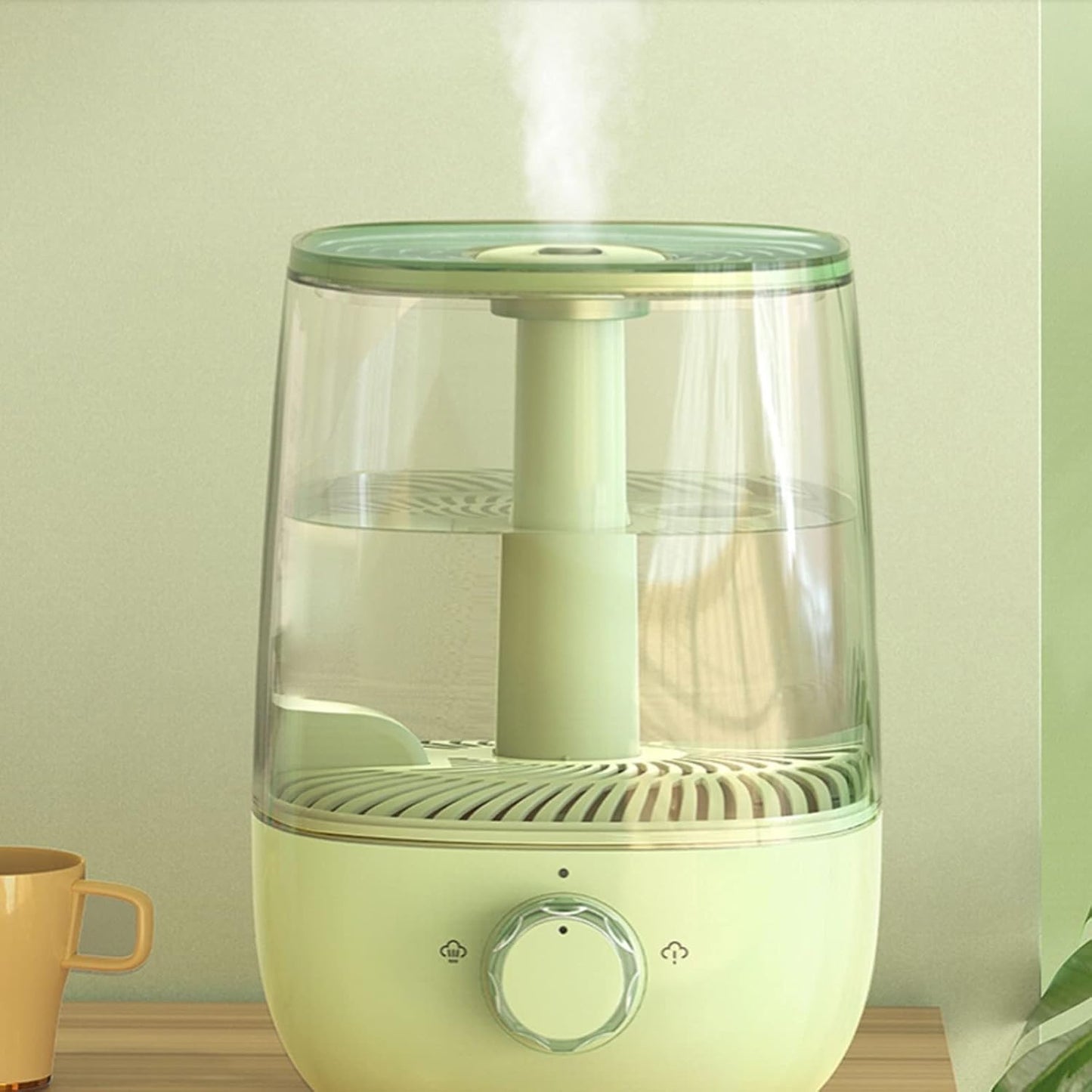 Humidifiers for Bedroom Humidifier, Fill Warm and Cool Mist Humidifiers for Bedroom, Auto & Sleep Mode, Auto Shut-Off Humidifier for Home