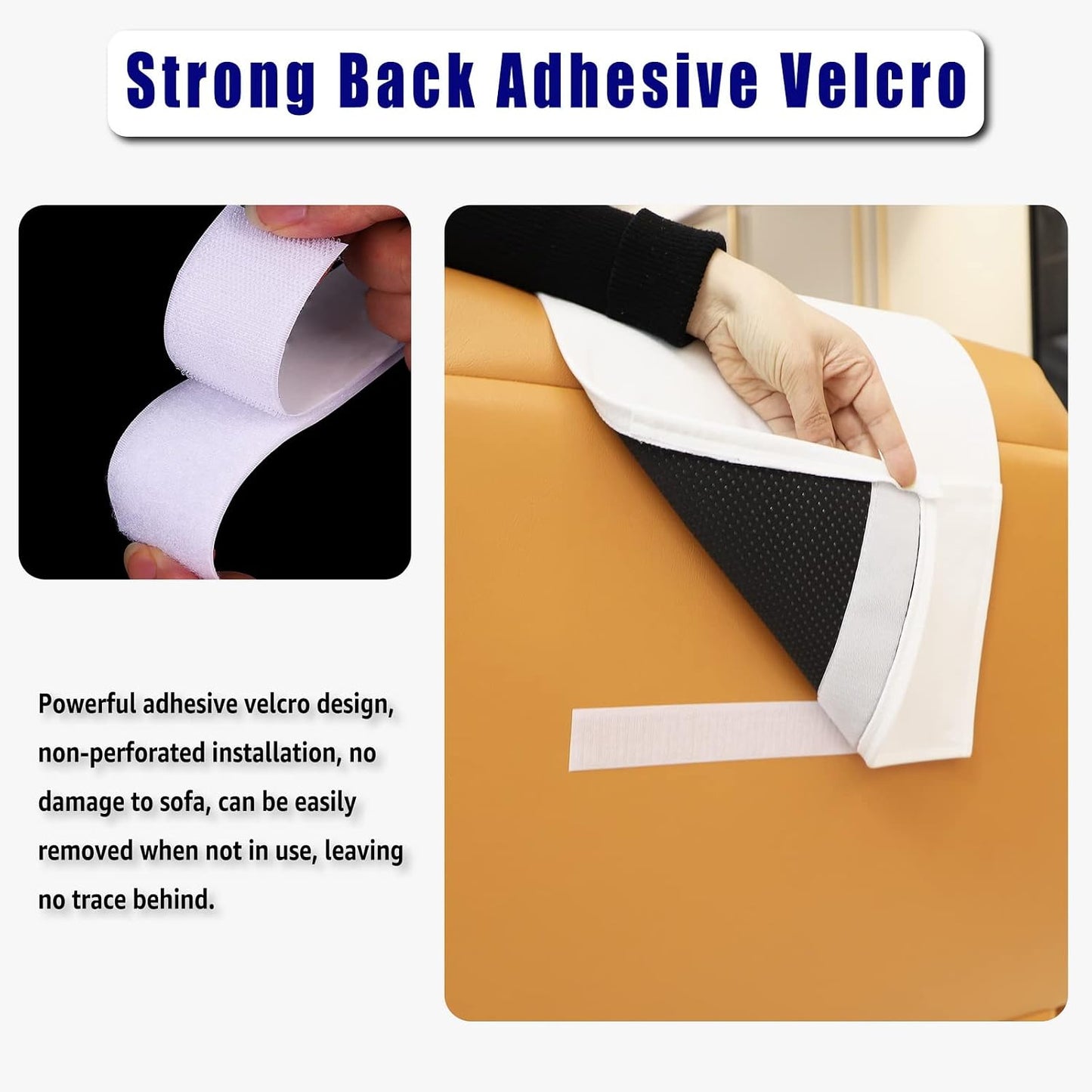 Adjustable Headrest Pillow for Recliners and Armchairs - Non-Slip Velvet Cushion for Neck Support and Pain Relief (Gray)