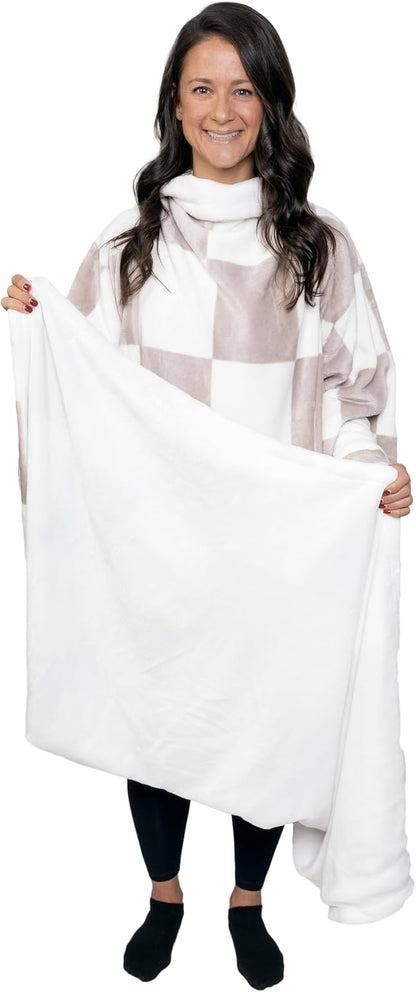Snuggie The Original Wearable Blanket With Sleeves & Pockets | Cozy Oversized Throw for Adult Men & Women | One Size, 71x54