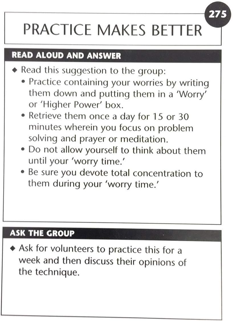 Wellness Reproductions & Publishing 100 Interactive Cards for Mental Health, Substance Abuse Recovery, and Survival Skills