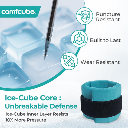 Neck Ice Pack Wrap for Cervical Pain, 2 Hours Long Lasting Cold | Ice Pack for Neck Shoulders Cooling, FSA Eligible, Flexible Cold Pack for Hot Weather, Hot Flashes, Surgery, Swelling