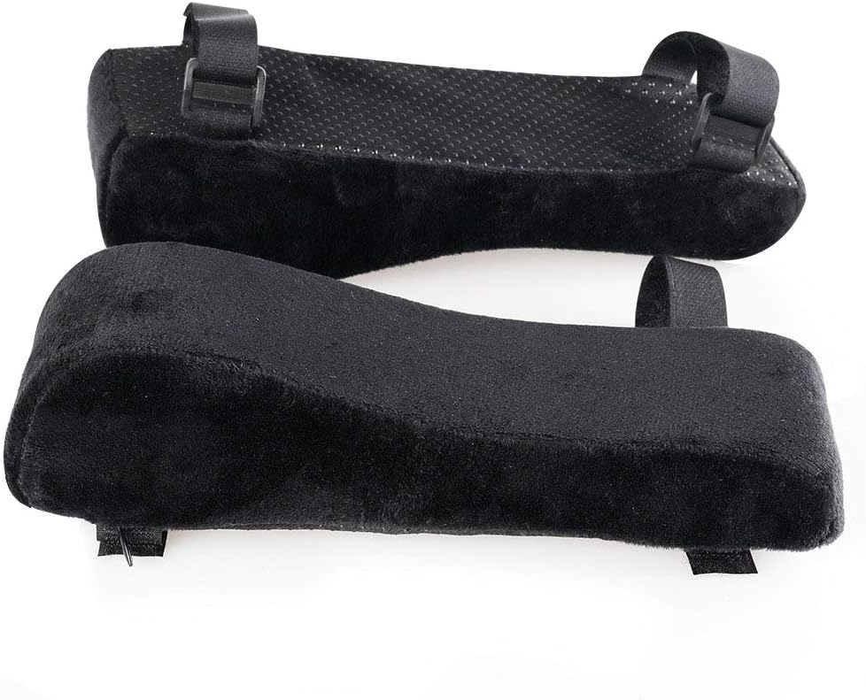 Memory Foam Office Chair Armrest Pads,1Pair Ergonomic Elbow Support Cushion