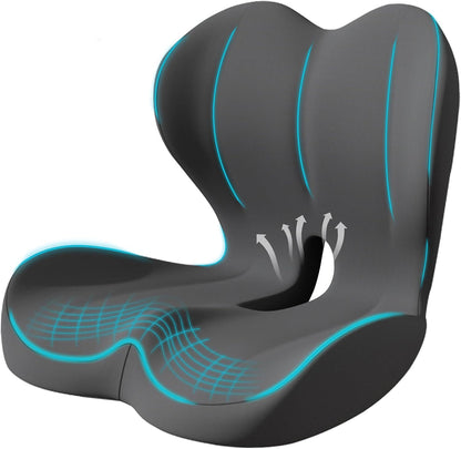 Seat Cushion for Office Chair, Ergonomic Cushion with Lumbar Support Pillow