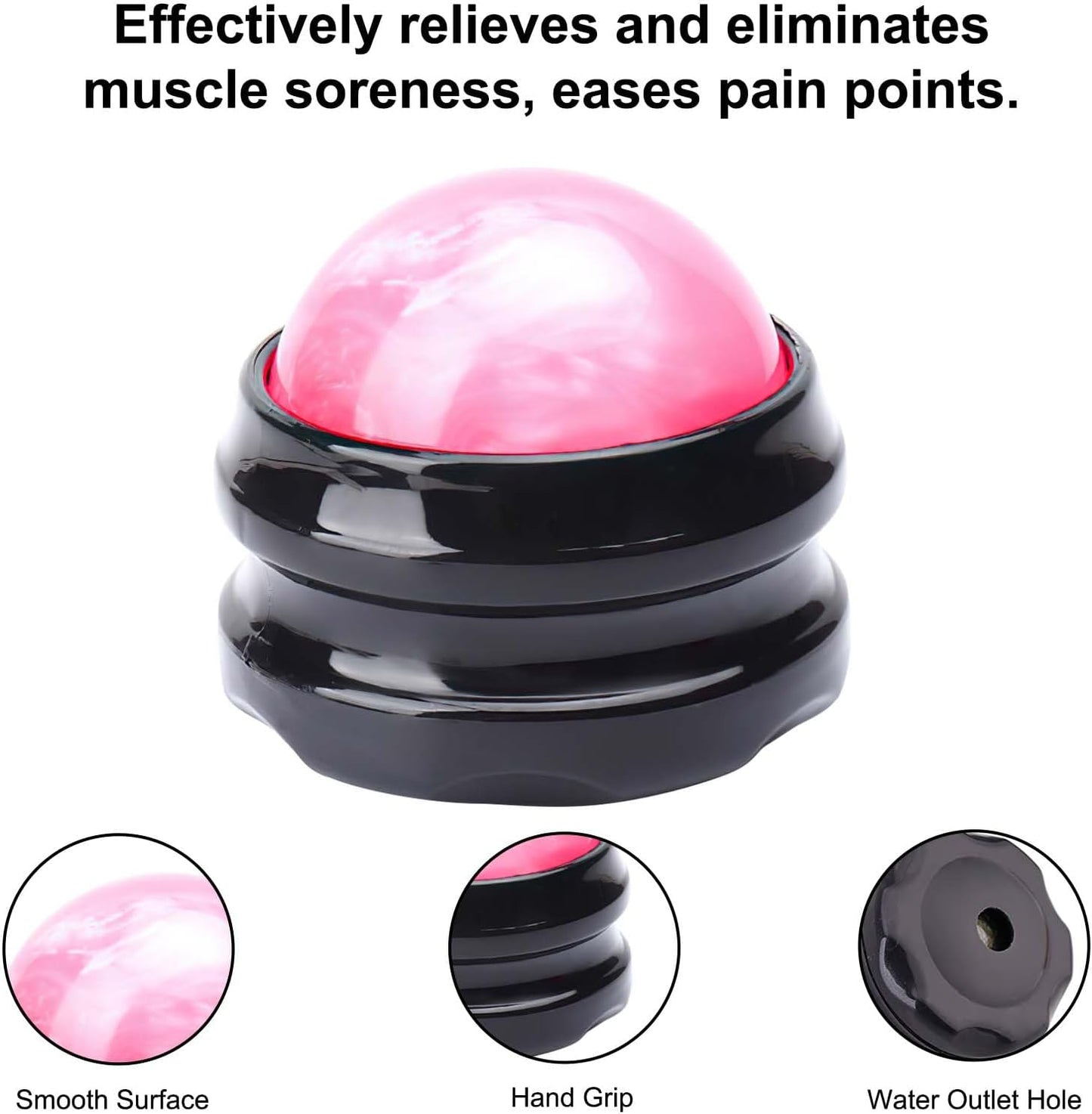 WOVTE Massage Ball, Lacrosse Balls, Self Massage Tool for Sore Muscles, Shoulders, Neck, Back, Foot, Body, Deep Tissue, Trigger Point, Muscle Knots, Yoga and Myofascial Release (Green)